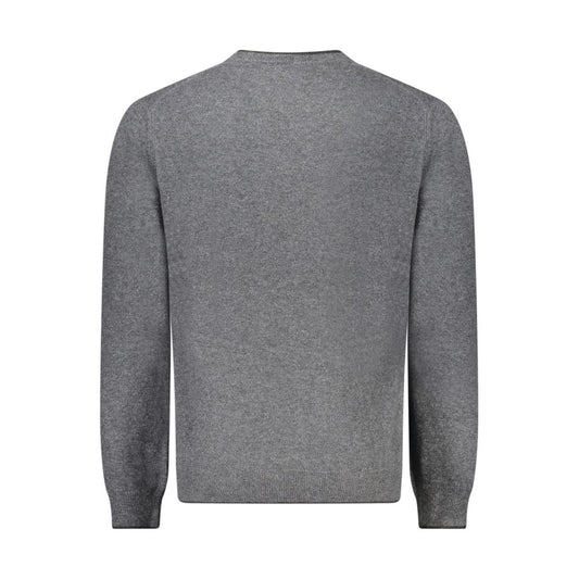 Gray Wool Mens Sweater