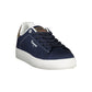 Blue Eco Leather Men Sneaker