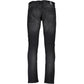 Black Cotton Jeans & Pant