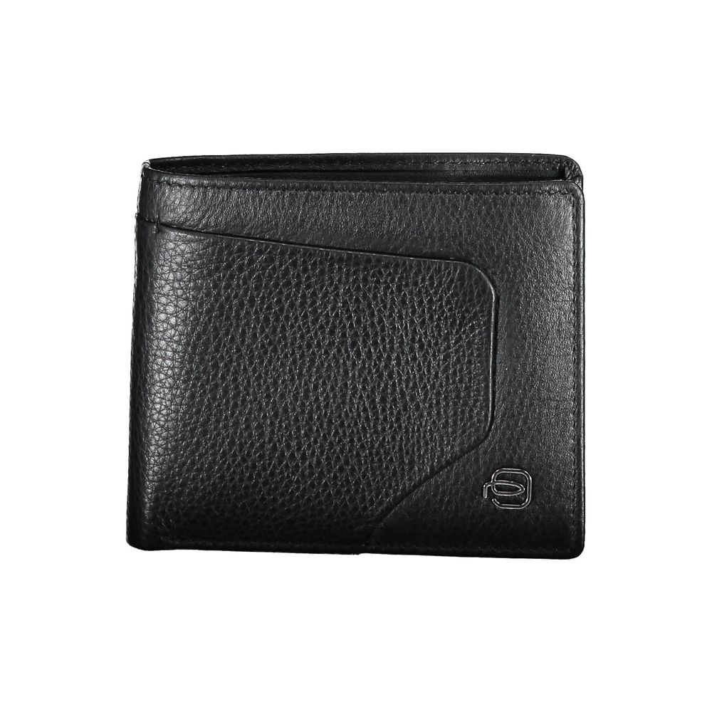 Black Leather Men Wallet