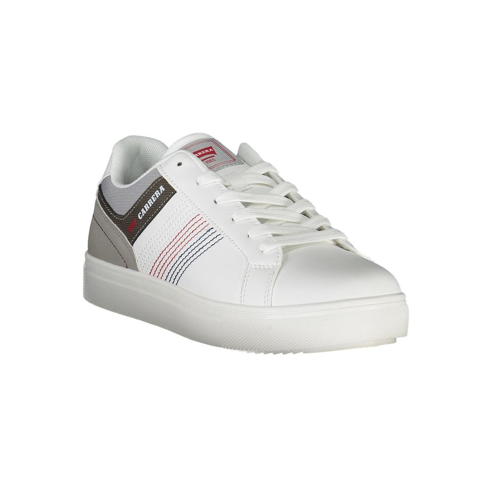 White Eco Leather Men Sneaker