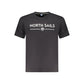 Black Cotton Men T-Shirt