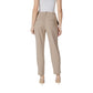 Beige Viscose Jeans & Pant