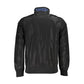 Black Polyester Men Jacket