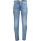 Light Blue Cotton Jeans & Pant