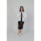 White Polyester Jackets & Coat