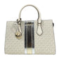 Sheila Medium Crossbody Satchel Purse Bag Pale Gold