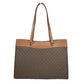 Jet Set Large Pocket Tote Bag Brown