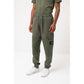 Green Cotton Men Pants