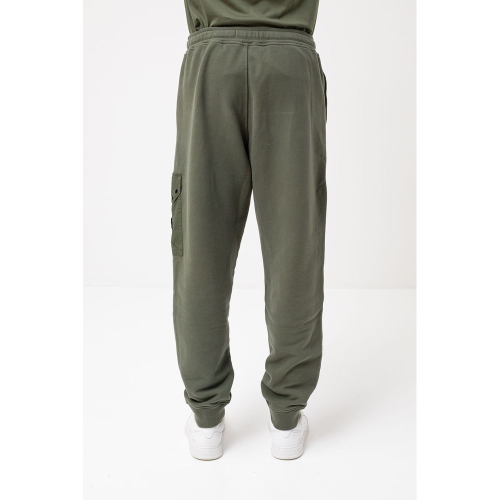 Green Cotton Men Pants