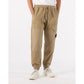 Beige Cotton Men Cargo Trouser