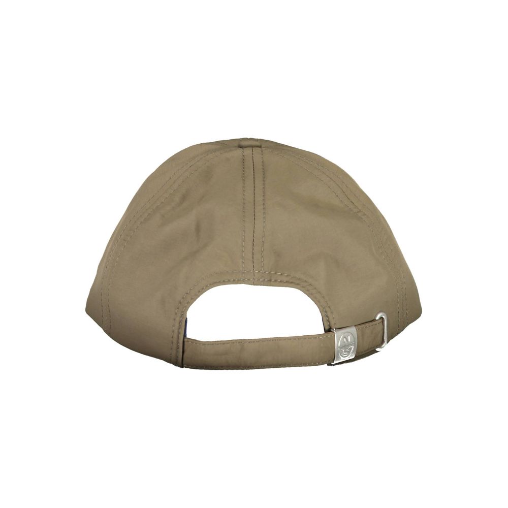 Green Polyamide Men Cap