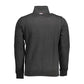 Black Cotton Men Sweater