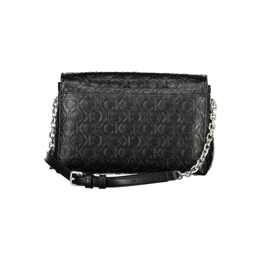 Black Polyester Handbag