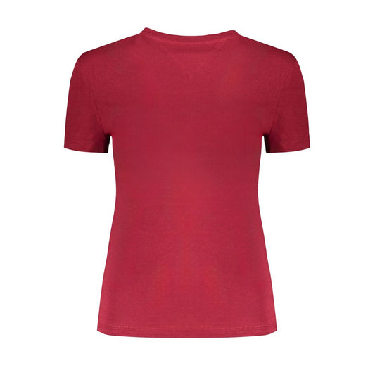 Red Cotton Tops & T-Shirt