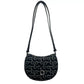 Mini Rocking Horse Crossbody Bag Purse Black
