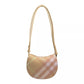 Mini Check Rocking Horse Crossbody Bag Purse Peach