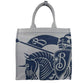 Navy EKD Canvas Tote Bag With Coin Pouch