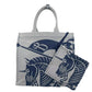 Navy EKD Canvas Tote Bag With Coin Pouch