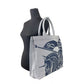 Navy EKD Canvas Tote Bag With Coin Pouch