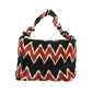 Black Polyester Women Handbag