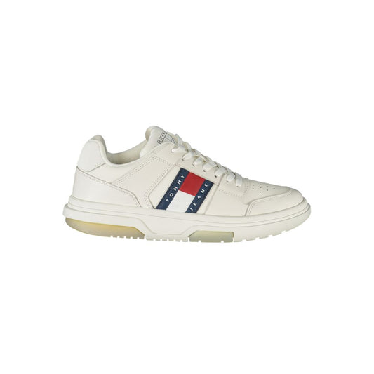 White Leather Women Sneaker