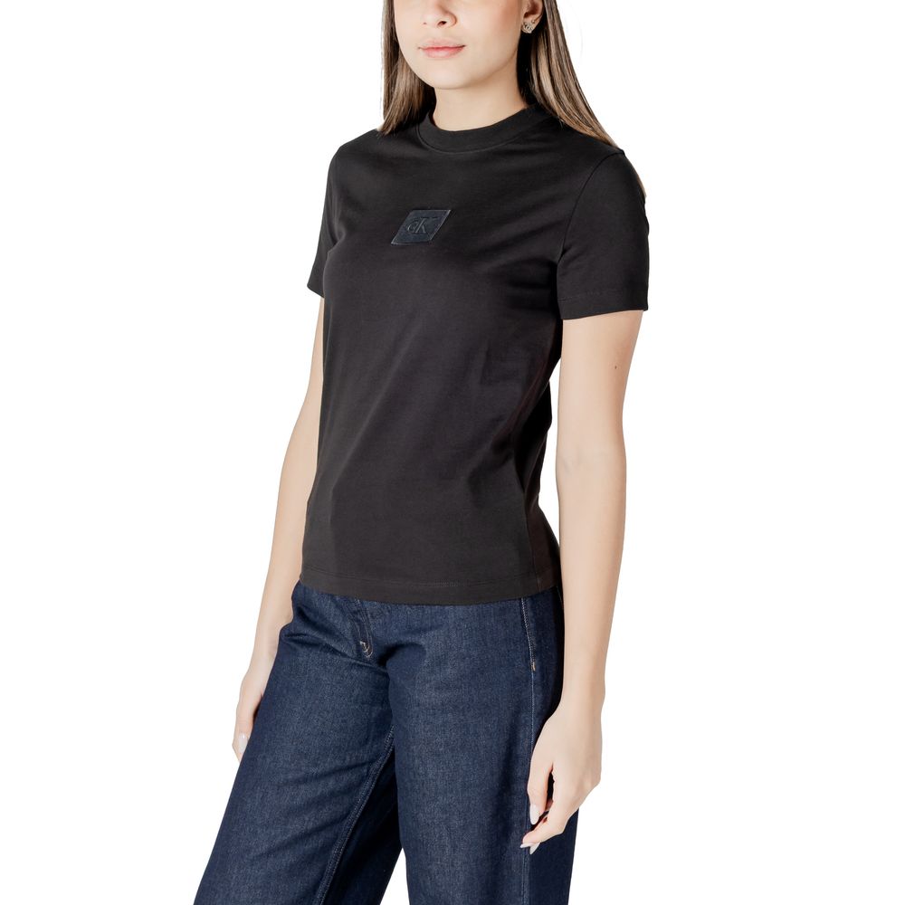 Black Cotton Tops & T-Shirt