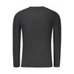 Black Cotton Men Slim T-Shirt