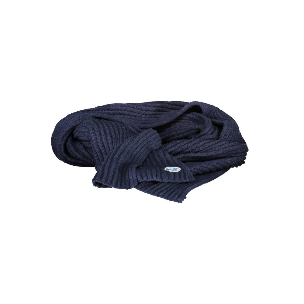 Blue Cotton Men Scarf