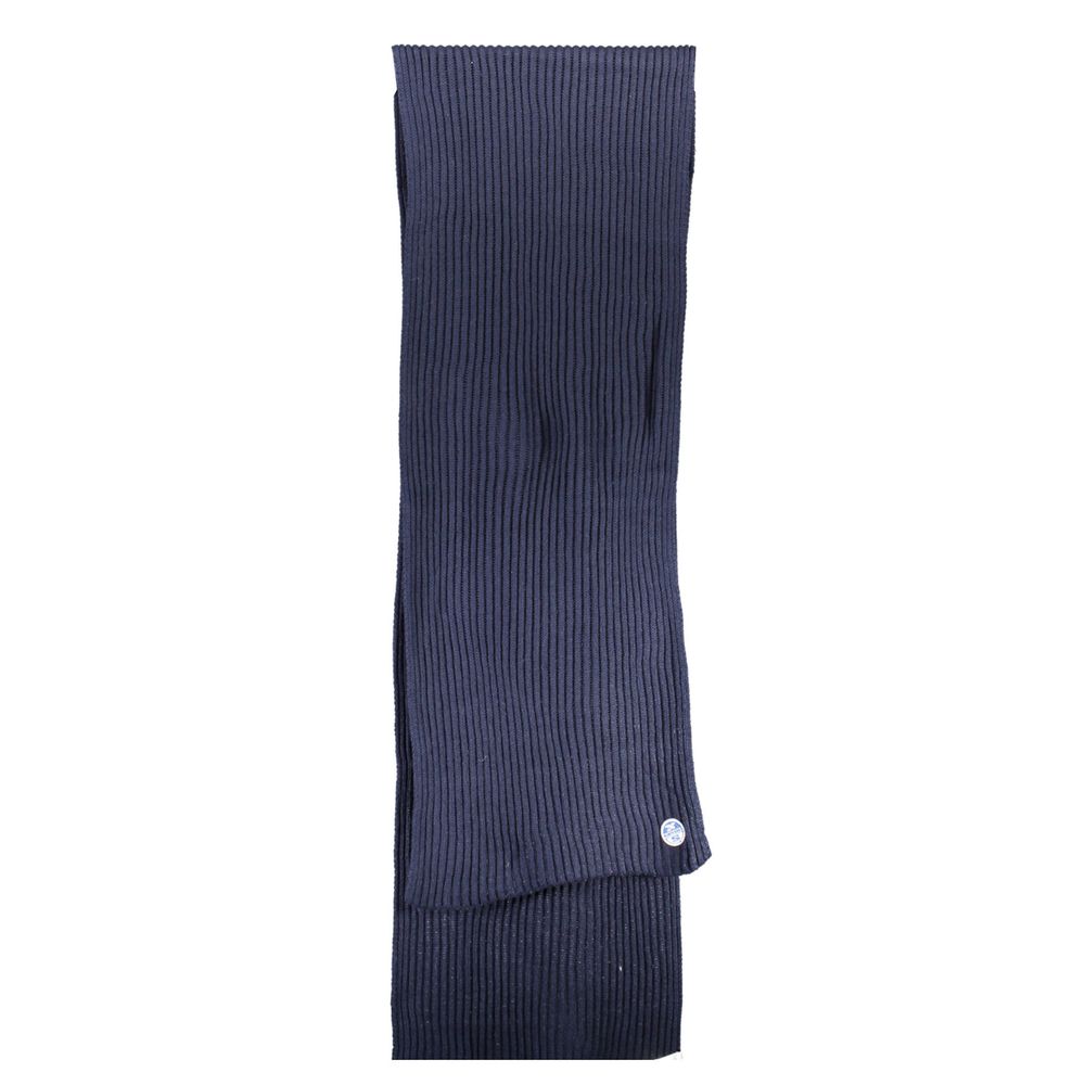 Blue Cotton Men Scarf