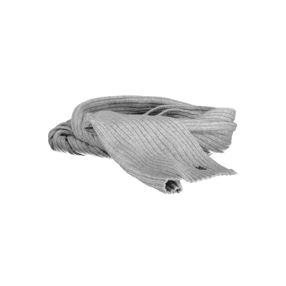 Gray Wool Men Scarf