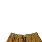 Brown Lambskin Suede Men Bermuda Shorts
