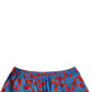 Blue Cherry Print Cotton Men Bermuda Shorts