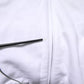 White Full Zip Hooded Sweatshirt Sweater