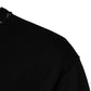 Black Logo Stud Pullover Sweatshirt Sweater