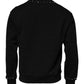 Black Logo Stud Pullover Sweatshirt Sweater