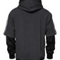 Melange Gray Cotton Hooded Sweatshirt Sweater