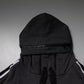 Melange Gray Cotton Hooded Sweatshirt Sweater