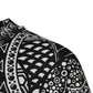 White Black Printed Cotton Sweatshirt Sweater
