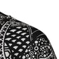 White Black Print Cotton Sweatshirt Sweater