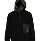 Black Camouflage Hooded Sweatshirt Sweater