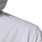 White Cotton Hooded Sweatshirt Sweater