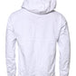 White Cotton Hooded Sweatshirt Sweater