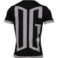 Black Logo Cotton Crew Neck Men Tee T-shirt