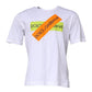 White Logo Tape Cotton Crew Neck T-shirt
