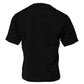 Black Logo Patch Cotton Crew Neck T-shirt