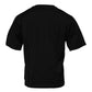 Black Logo Patch Cotton Crew Neck T-shirt