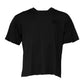 Black DG Logo Cotton Crew Neck T-shirt