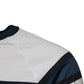 White Logo Print Cotton Men Crew Neck T-shirt