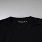 Black Amore Leopard Cotton Crew Neck T-shirt